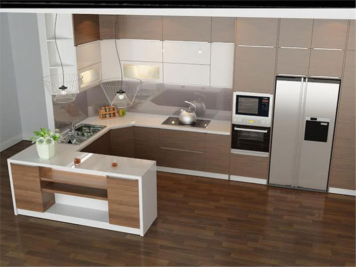 Tủ bếp hình chữ G