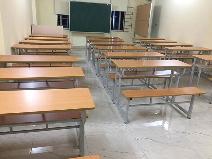 gỗ mfc trong thi công nội thất trường học