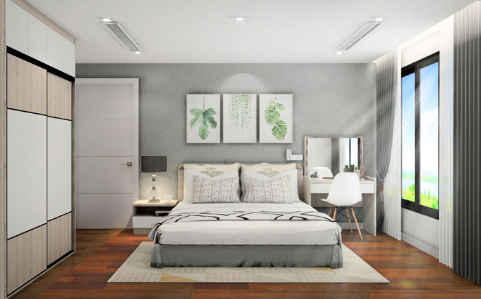 Thiết kế nội thất phòng ngủ hợp phong thủy