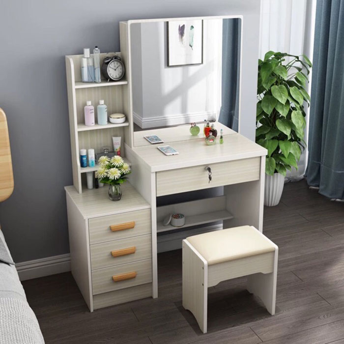Vì sao bàn trang điểm gỗ MDF lại được ưa chuộng?
