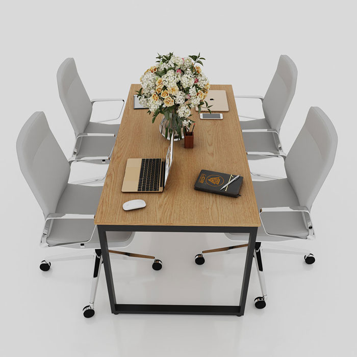 Bàn họp văn phòng gỗ MFC