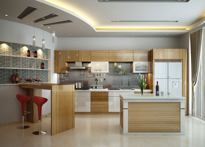 Tủ bếp MFC - Loại tủ bếp được lòng tất cả các bà nội trợ