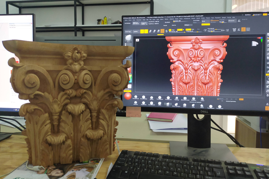 Thiết kế file khắc tượng