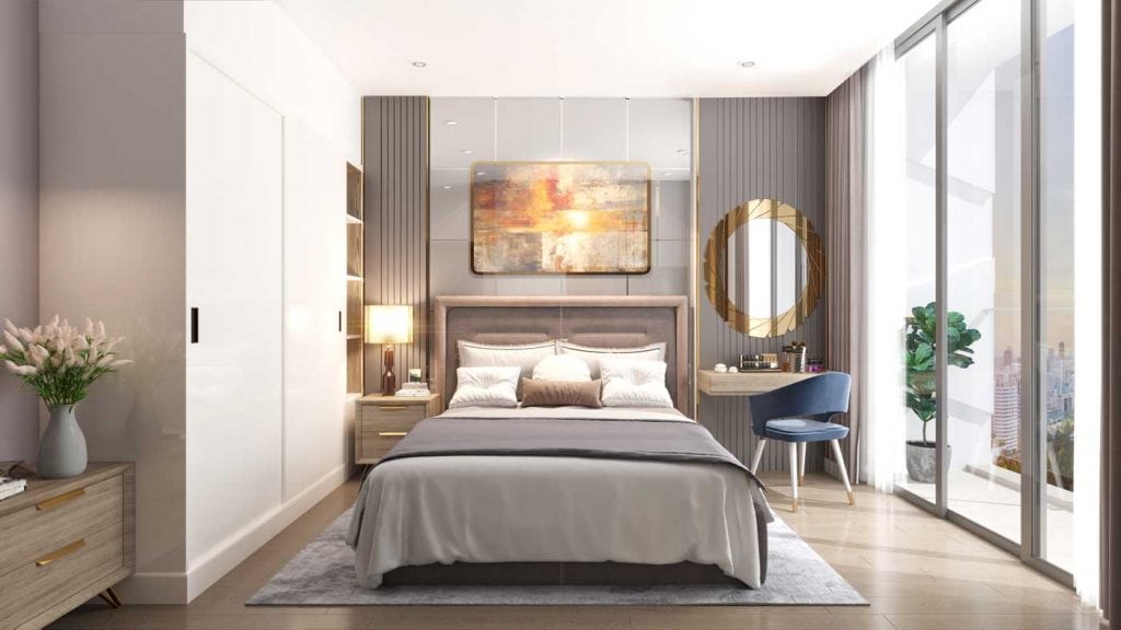 Vai trò của bàn trang điểm trong thiết kế nội thất phòng ngủ