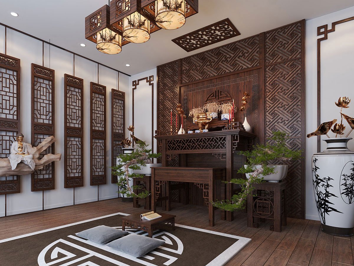 Tư vấn cách thiết kế phòng thờ đẹp