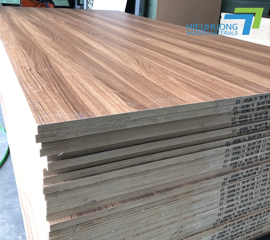 Ảnh gỗ dán Plywood phủ Melamine Hiếu Hương