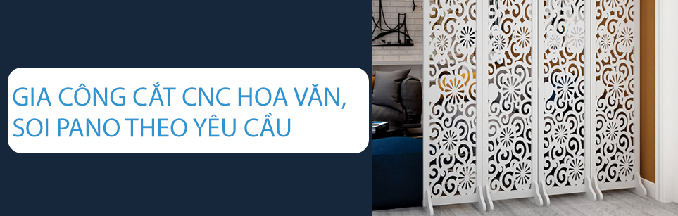 Cắt CNC hoa văn, soi Pano theo yêu cầu