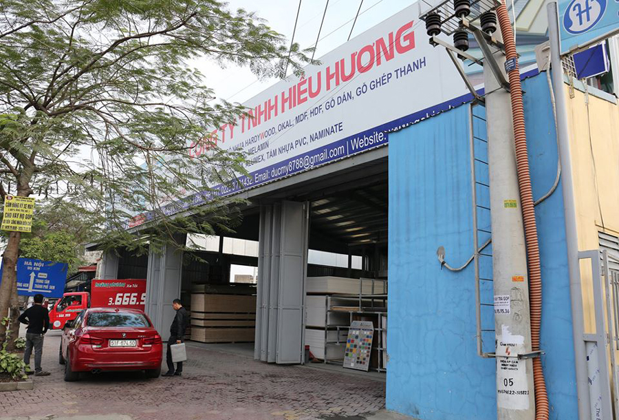 Hình ảnh cửa hàng bán lẻ của công ty TNHH Hiếu Hương