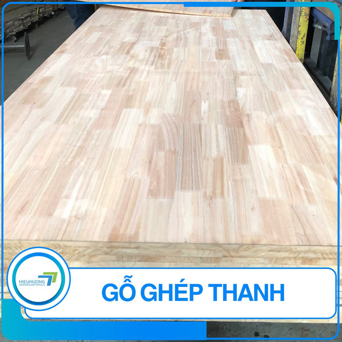 Hình ảnh tấm gỗ xoan ghép thanh của Hiếu Hương