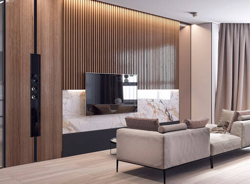 Gỗ nhựa làm tấm ốp tường