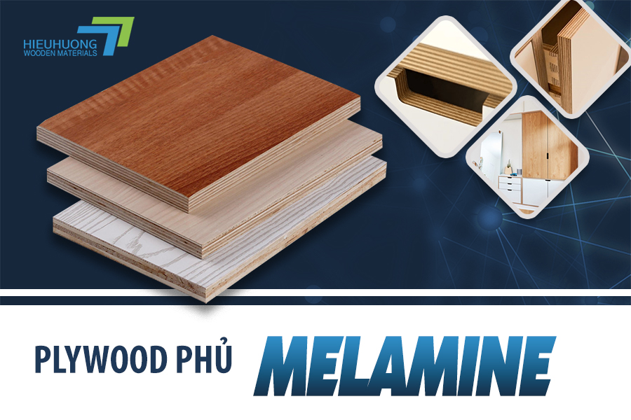 Gỗ Plywood phủ Melamine