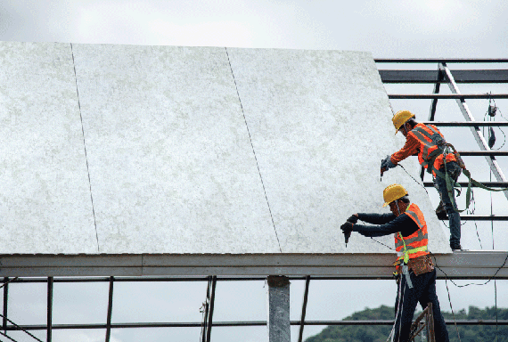 Sử dụng để lót mái