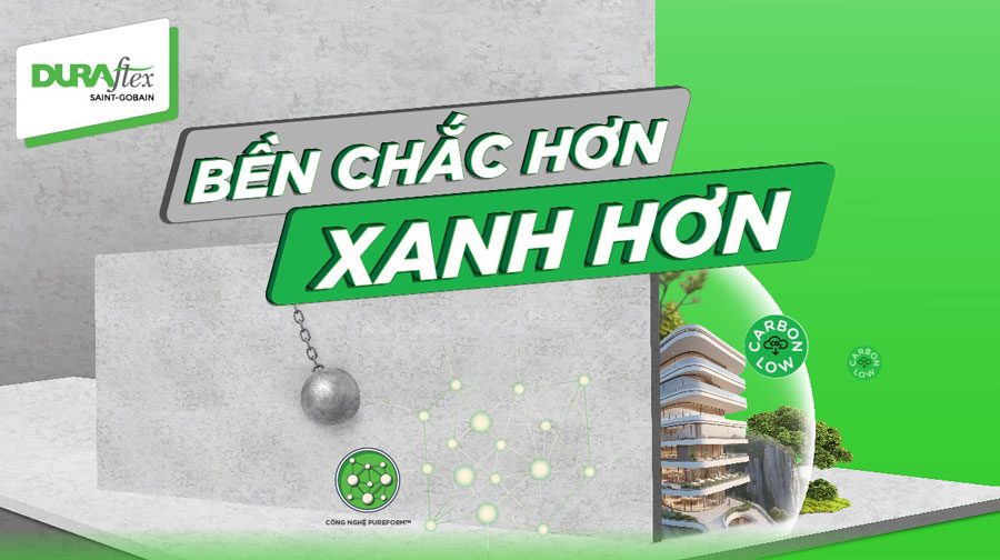 Tấm xi măng Duraflex công nghệ Low Carbon 2025