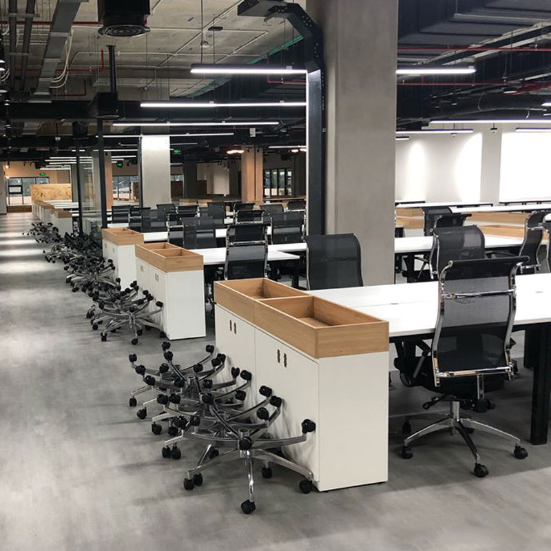 Nội thất văn phòng sử dụng gỗ ván dăm