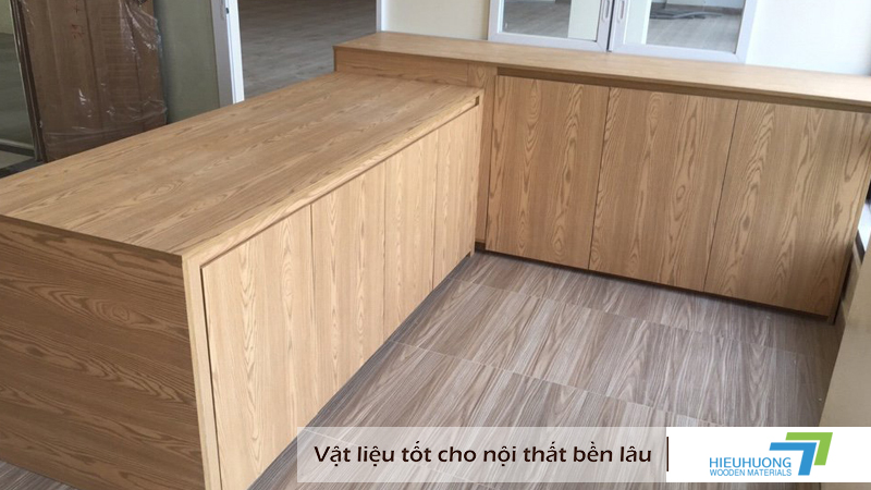 Tủ bếp nhựa giả gỗ