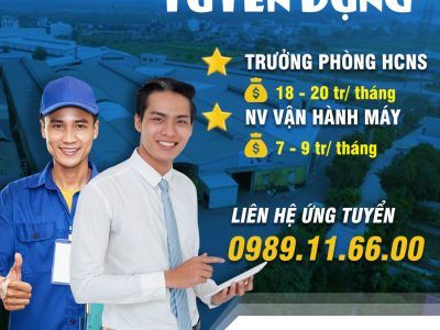Tuyển dụng trưởng phòng hành chính nhân sự