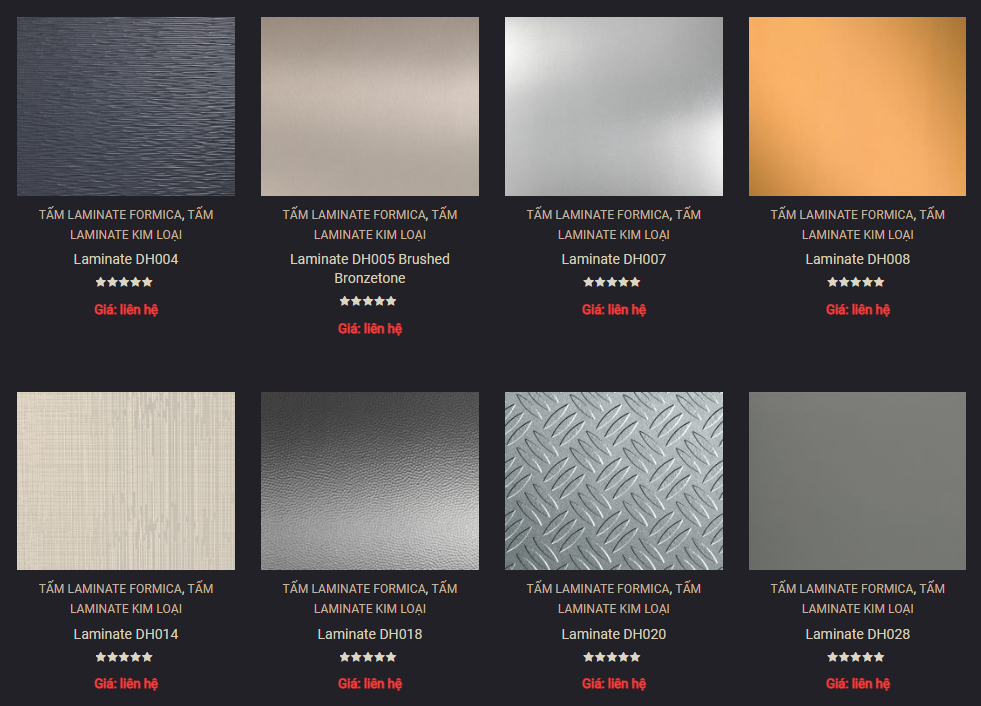 Các mẫu laminae kim loại Decometal trang 03