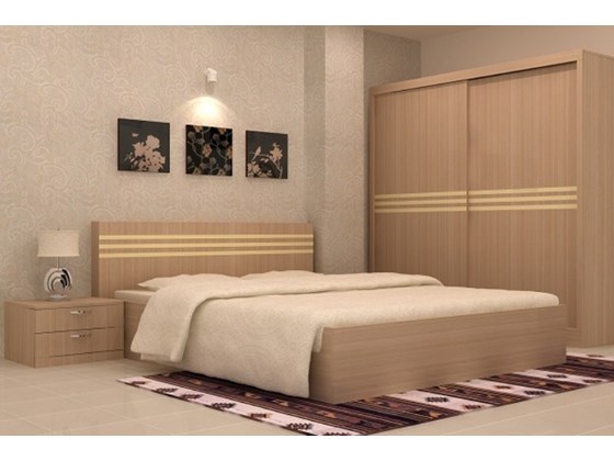 Giường tủ làm bằng gỗ MDF lõi xanh