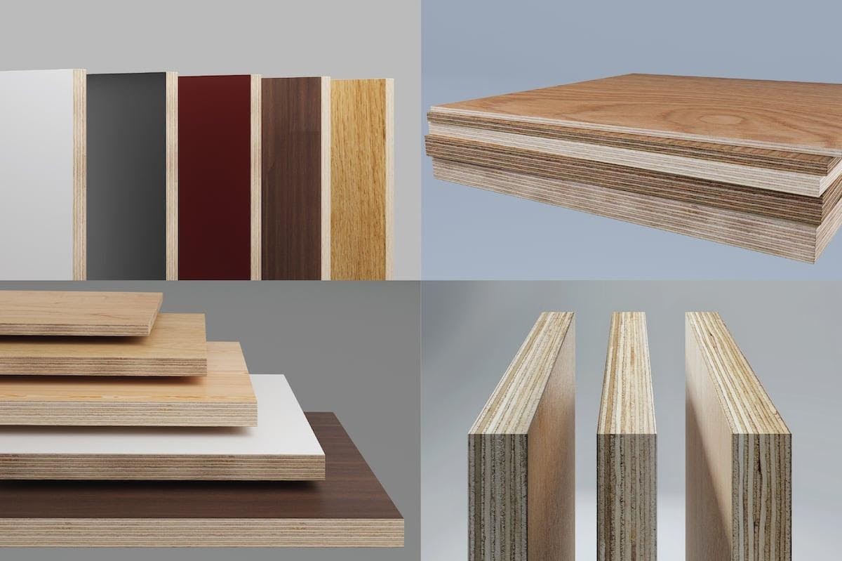 Gỗ ván ép dán Melamine