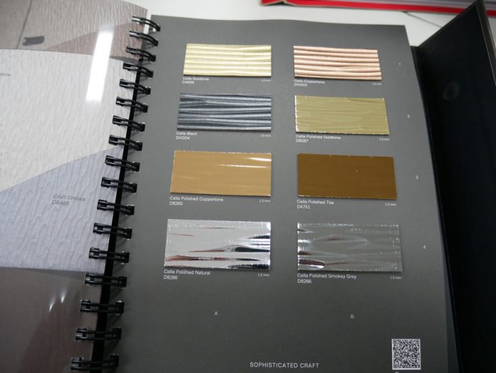 Hình ảnh một số mã Laminate kim loại của Hiếu Hương