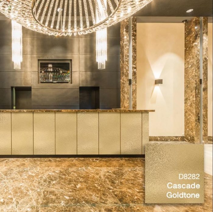 Vẻ đẹp sang trọng của laminate kim loại