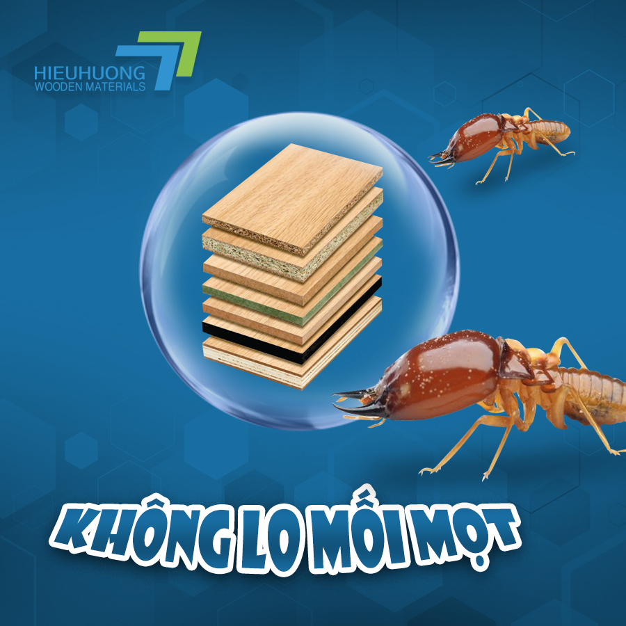 Không lo mối mọt với các sản phẩm gỗ công nghiệp