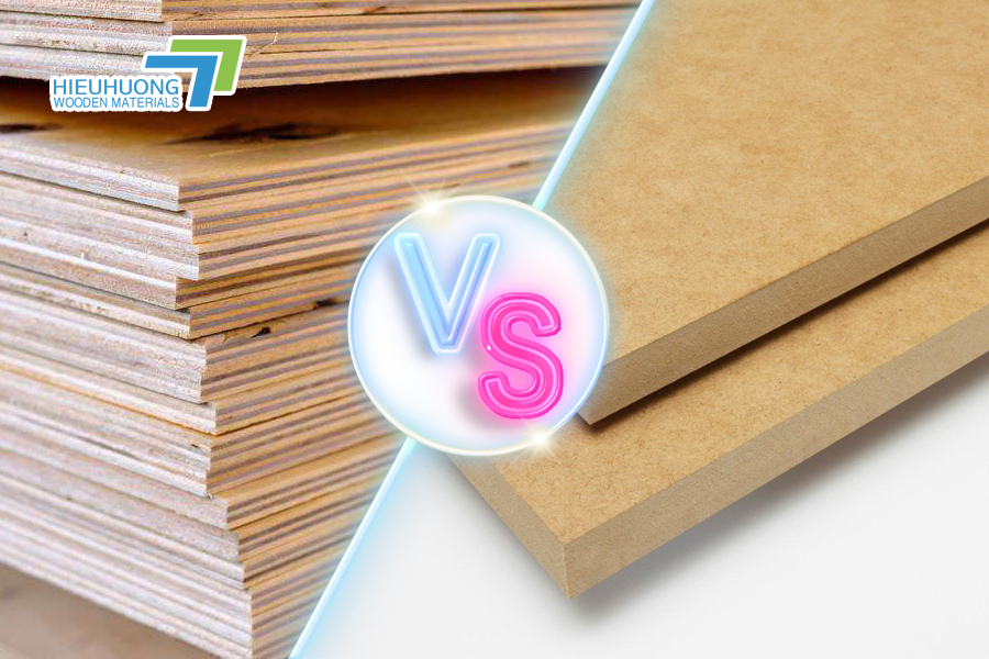 so sánh gỗ plywood và MDF