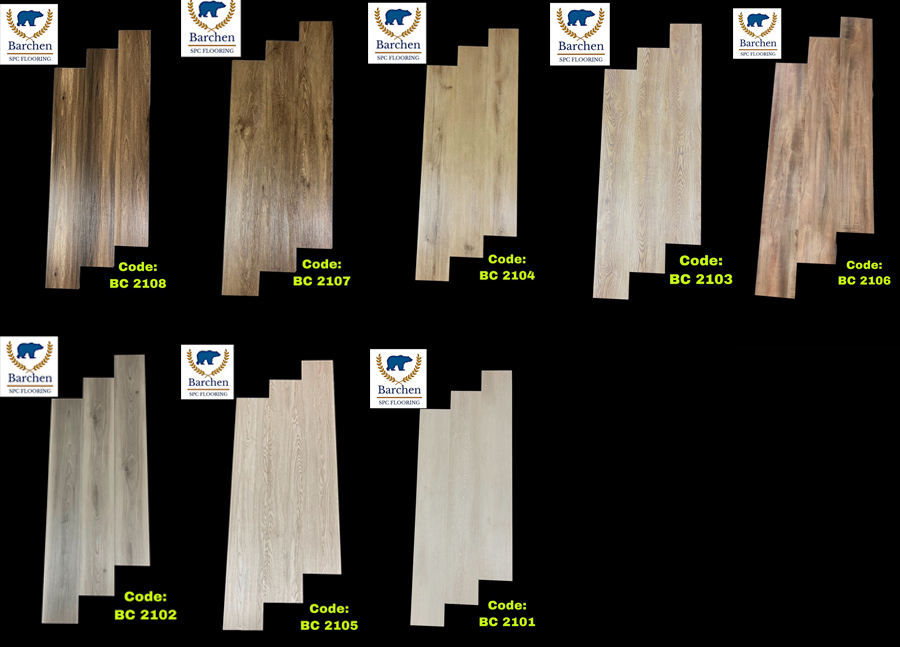 Bảng màu sàn nhựa Barchen nhập khẩu từ Đức