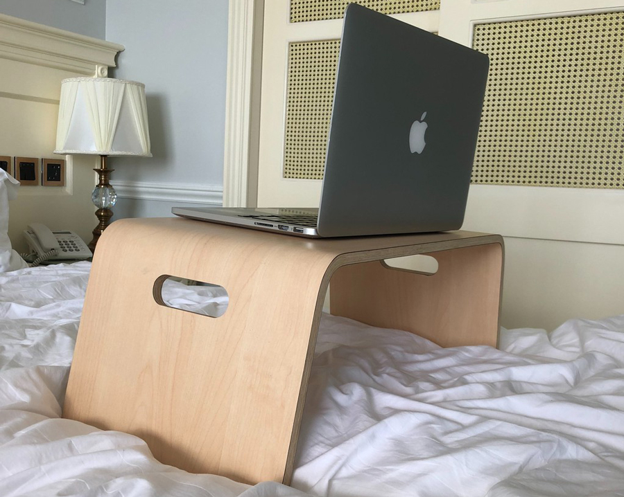 Bàn đa năng dán tấm laminate uốn cong