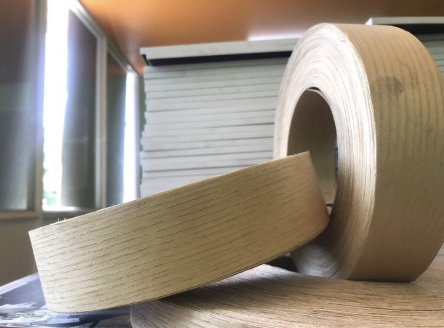 Nẹp veneer dán cạnh viền gỗ công nghiệp