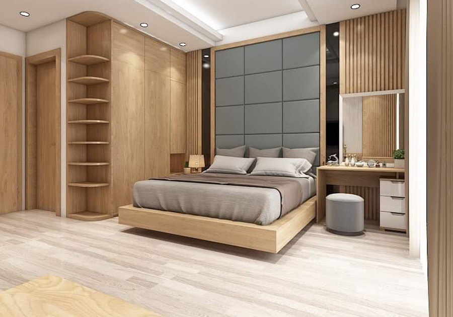 Nội thất làm từ gỗ phủ melamine và laminate