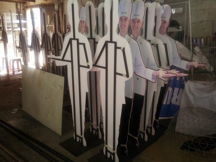 Mô hình quảng cáo làm bằng nhựa Fomex