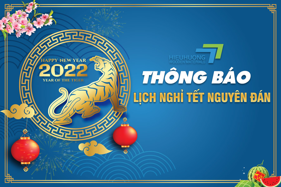 Thông báo lịch nghỉ tết Nguyên đán 2022