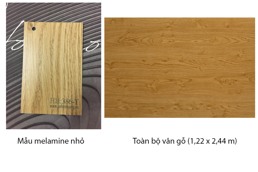 Melamine vân gỗ sồi 386