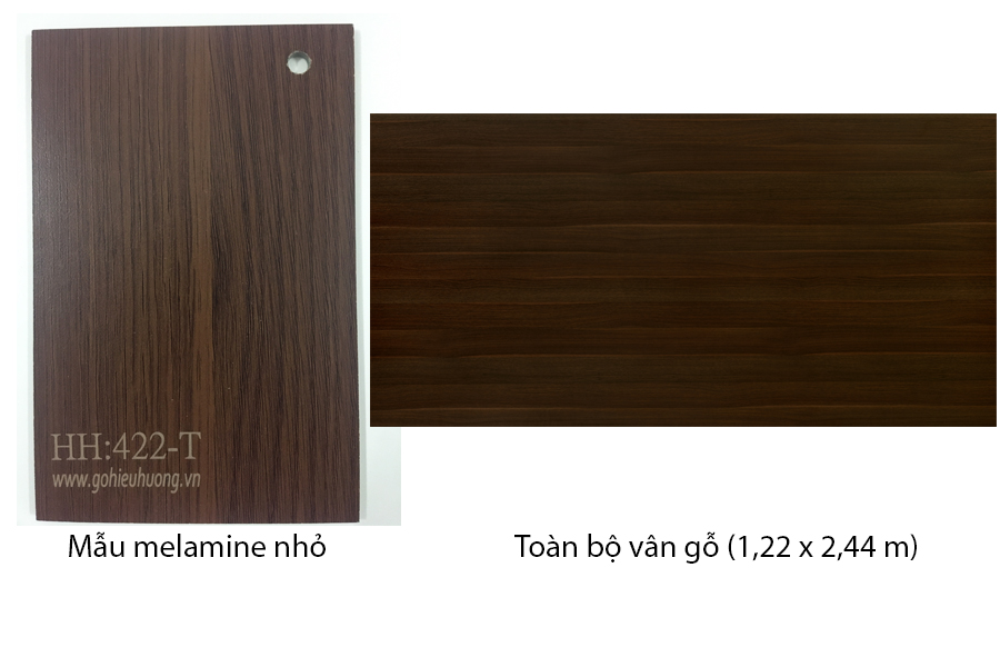 Melamine vân sồi mã 422