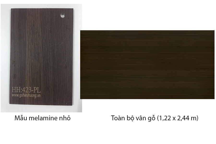 Melamine vân sồi mã 423