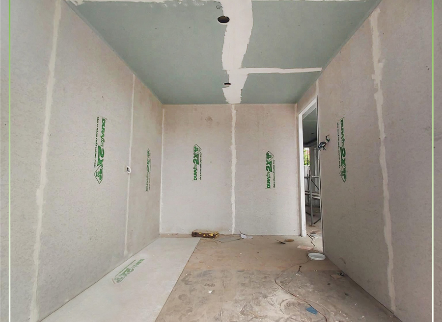 Các khe hở của tấm bê tông sau khi được xử lý