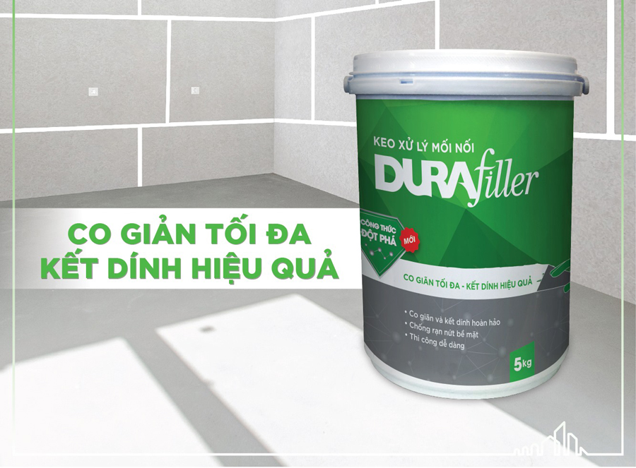 Keo xử lý mối nối Durafiller dùng cho tấm bê tông