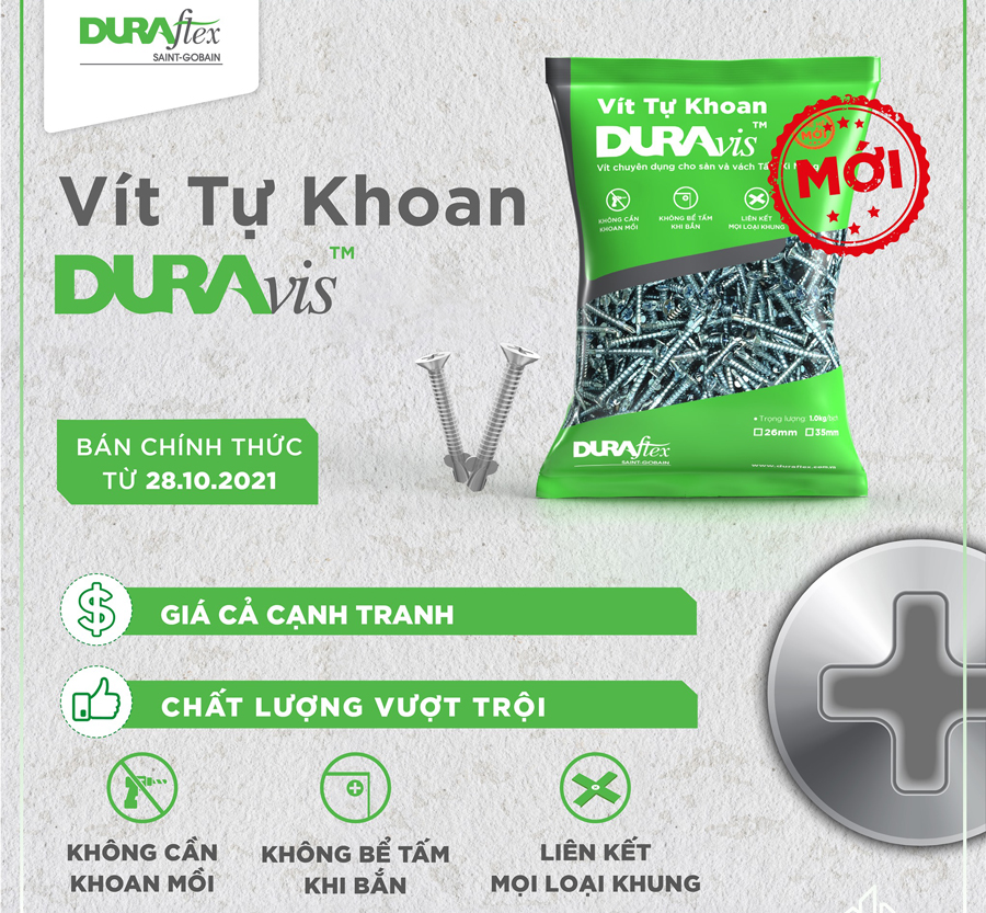 Giá bán vít bắn tấm xi măng cemboard tại Hải Phòng
