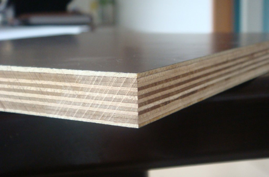 Cấu tạo của tấm ván coppha phủ phim đen