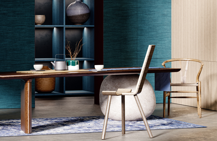 Tấm Laminate 9521 - Turquoi Raw Silk