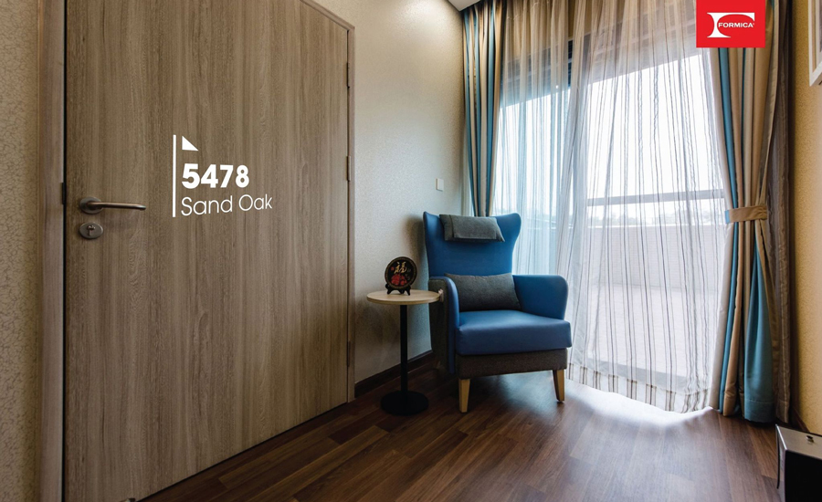 Cửa gỗ Laminate Formica 5478 - Sand Oak