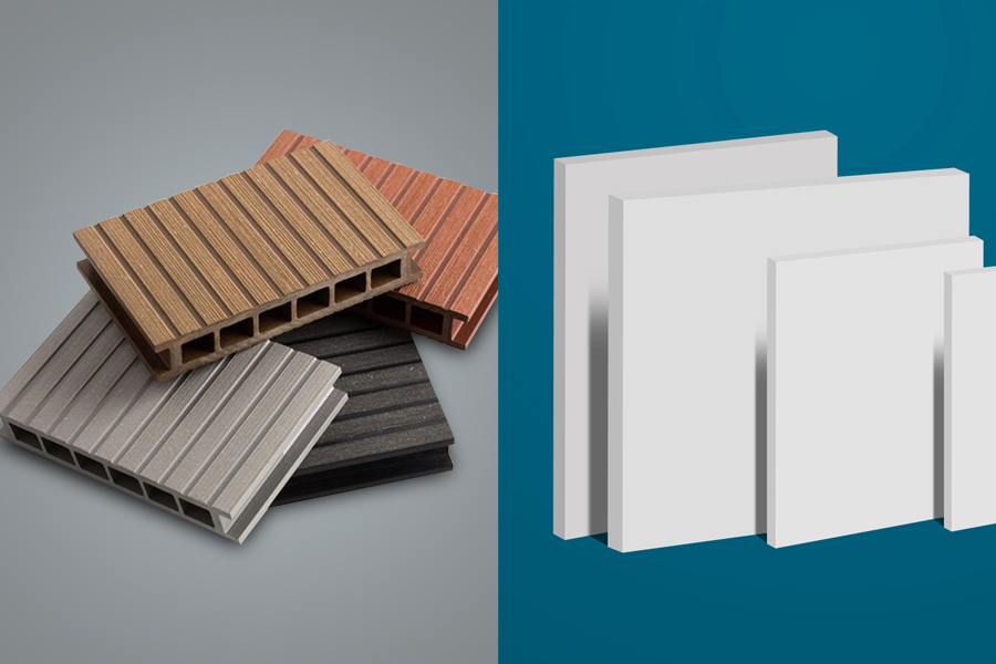 Phân biệt gỗ nhựa Composite và tấm PVC Foam