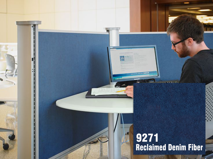 Ảnh thực tế Laminate Formica 9271 - Reclaimed Denim Fiber