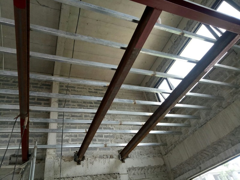 Hệ khung chịu lực của gác lửng