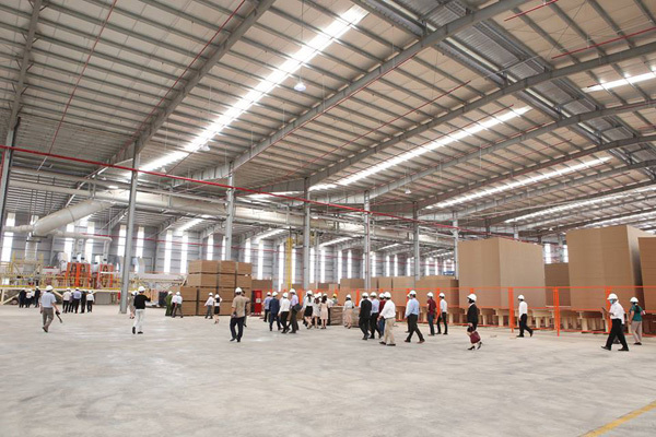 Nhà máy sản xuất tấm MDF chống ẩm của tập đoàn Kim Tín