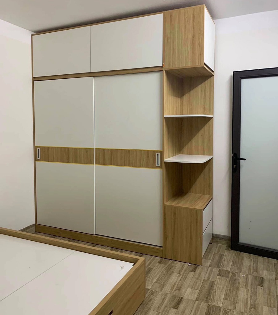 Tủ và giường làm từ gỗ phủ Melamine 388