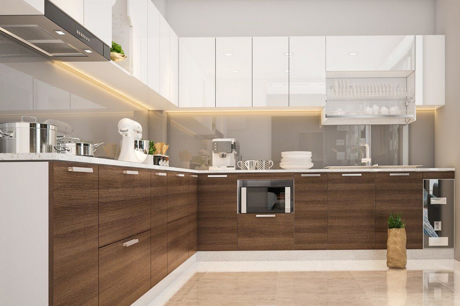 Nên làm tủ bếp bằng chất liệu gì?