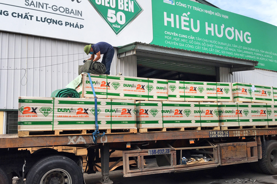 Đại lý cung cấp tấm Cemboard nhãn hiệu Duraflex tại Hải Phòng