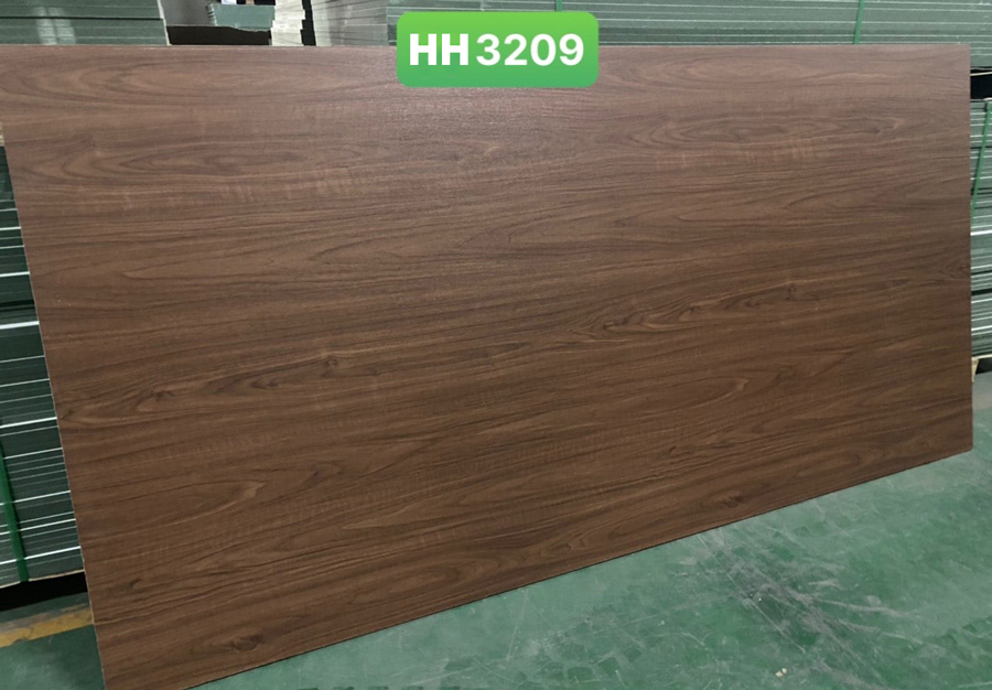 Gỗ công nghiệp phủ melamine 3209- màu óc chó